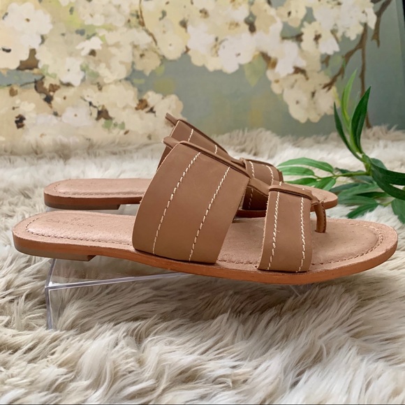 CASLON Slide Leather Sandals - Picture 2 of 4